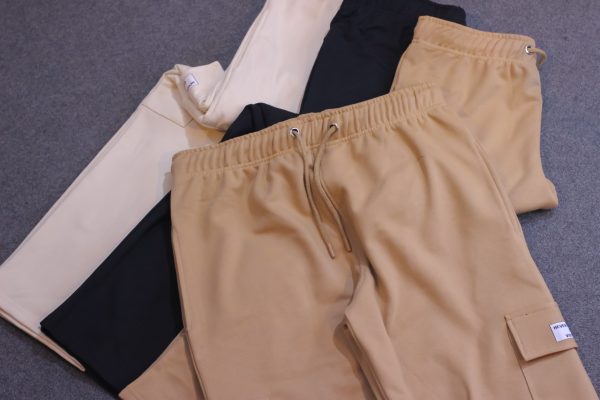 Khaaki Oversized Cargo Joggers