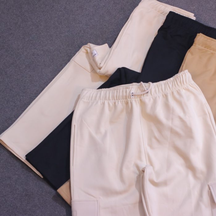 Off White Oversized Cargo Joggers