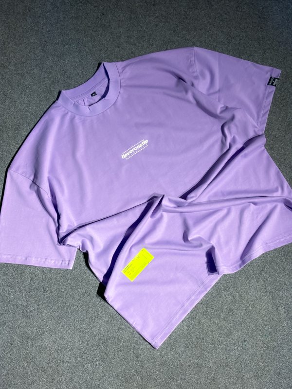 "HC WORLWIDE" Lavender Oversized Tshirt - Image 2