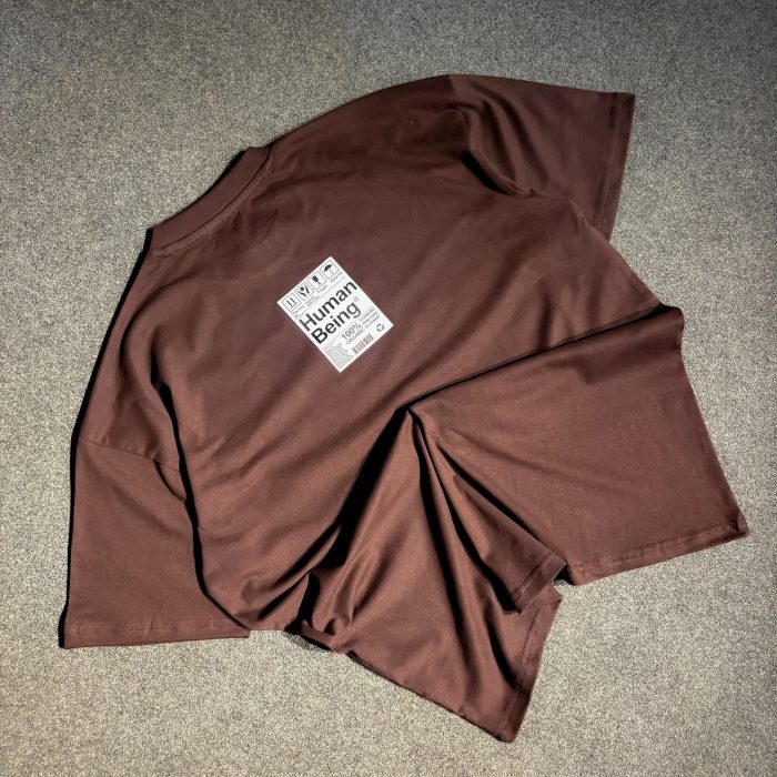 "HUMAN BEING" Oversized Tshirt