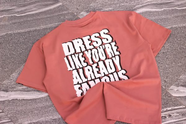 "DRESS LIKE" Mauve Oversized Tshirt