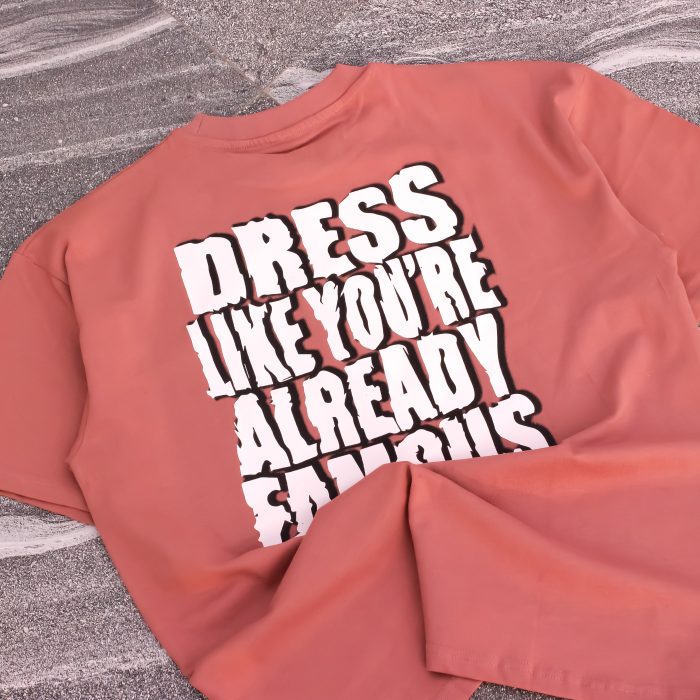 "DRESS LIKE" Mauve Oversized Tshirt