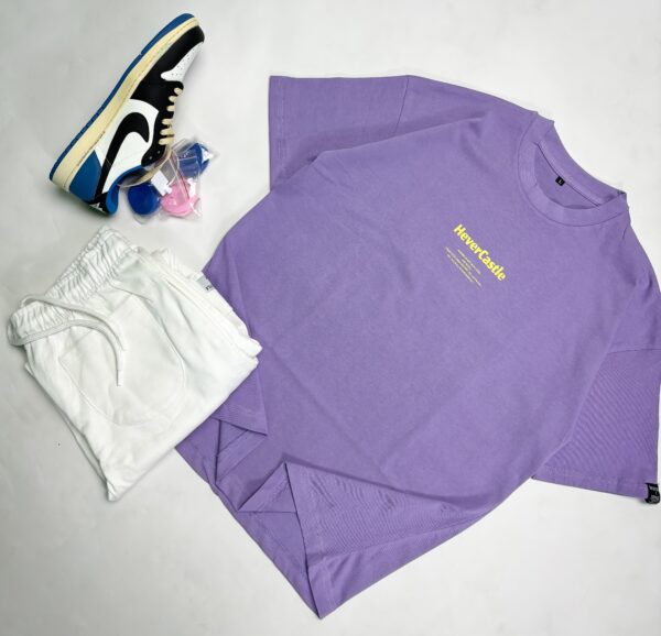 "Dream Escape" Lavender Oversized Tshirt - Image 2