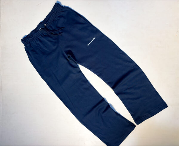 Navy Blue Straight Fit Sweatpant