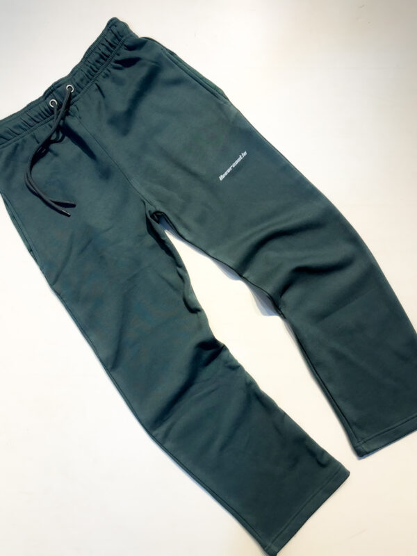 Green Straight Fit Sweatpant