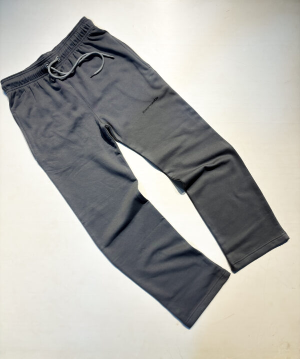 Grey Straight Fit Sweatpant - Image 3
