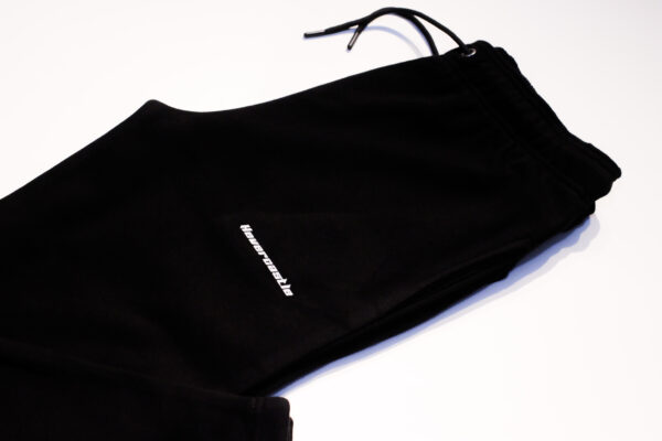 Black Straight Fit Sweatpant - Image 2
