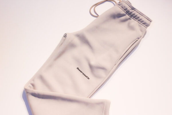 Beige Straight Fit Sweatpant - Image 2