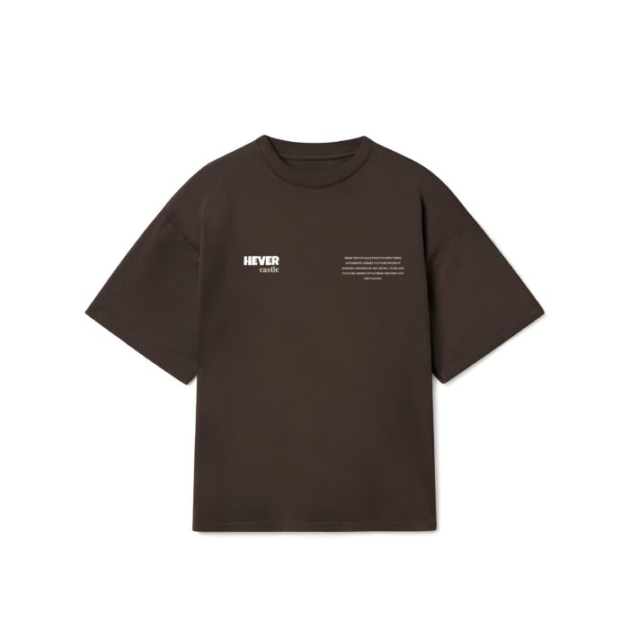 "HC TOKYO" Brown Oversized Tshirt