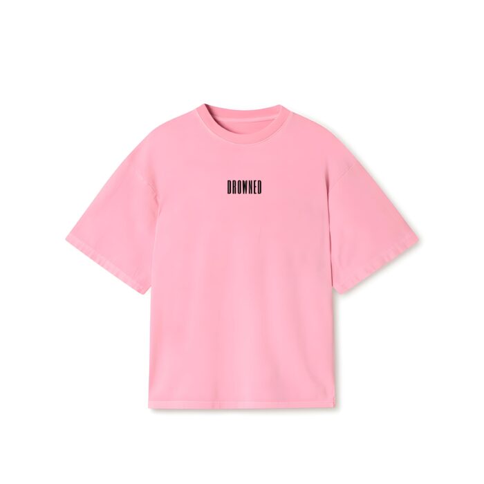 "DROWNED" Pale Oversized Tshirt